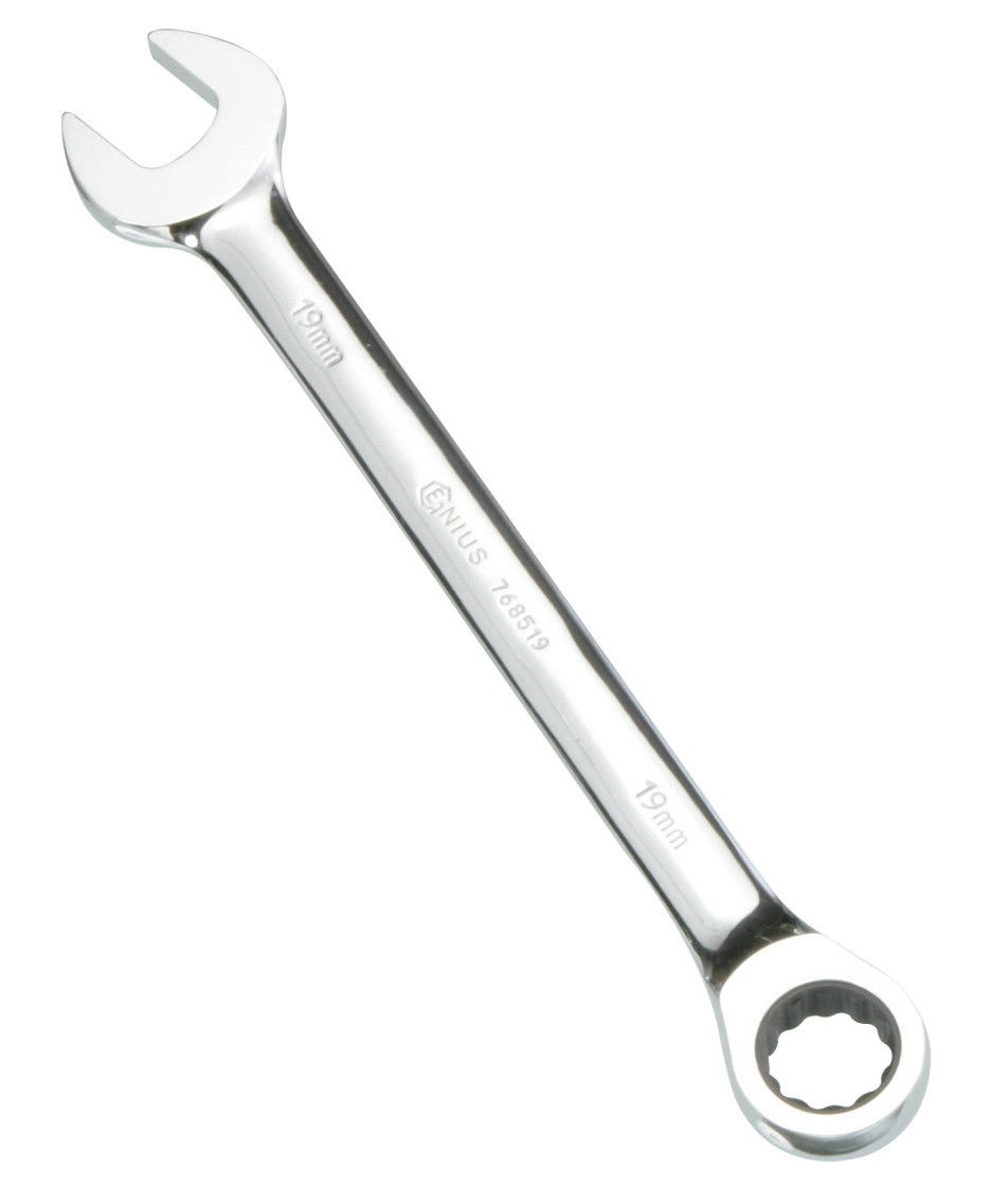 Genius Tools 768522 csillag-villáskulcs, racsnis, 22 mm termék fő termékképe