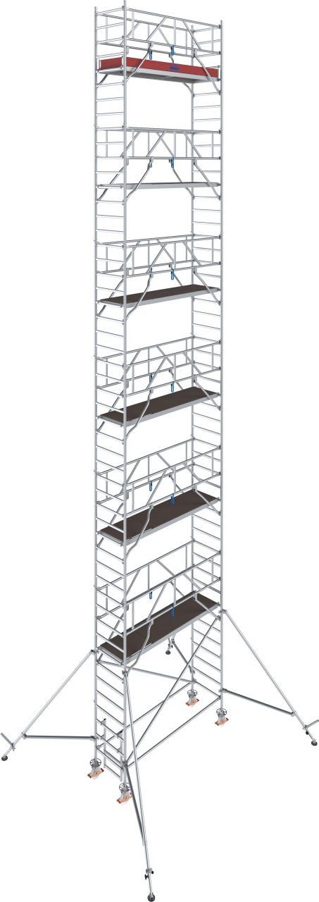 Krause STABILO Professional gurulóállvány, 1000 -es sorozat, mezőméret: 2.5 m x 0.75 m, munkamagasság: 14.3 m termék fő termékképe