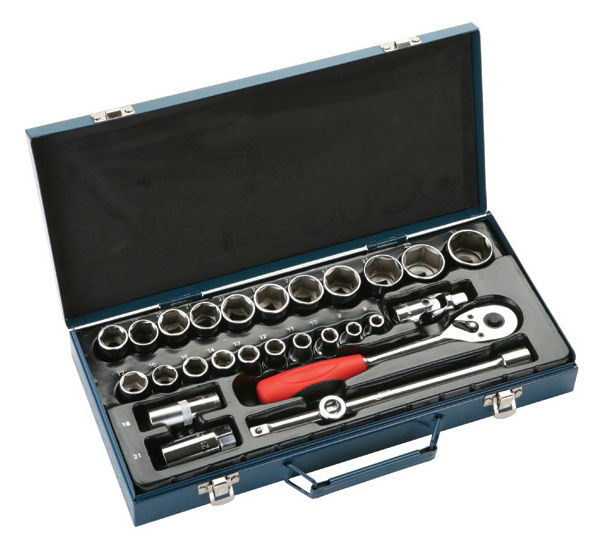 JeTech SK1/2-27 dugókulcs készlet, 1/2"-os, 27 részes termék fő termékképe