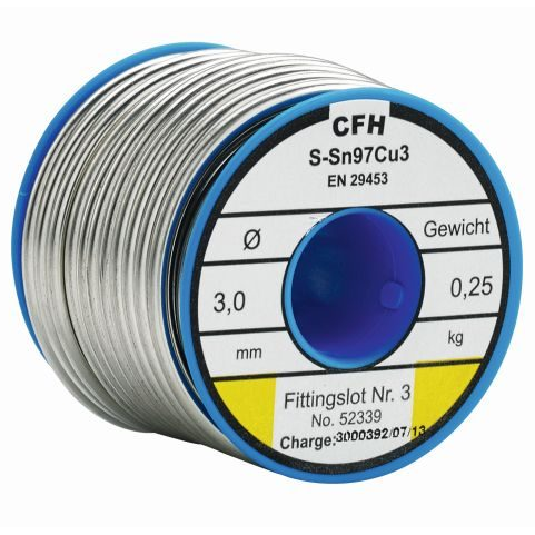 CFH WL 339 fitting-forrasztóón, 250 g/tekercs termék fő termékképe