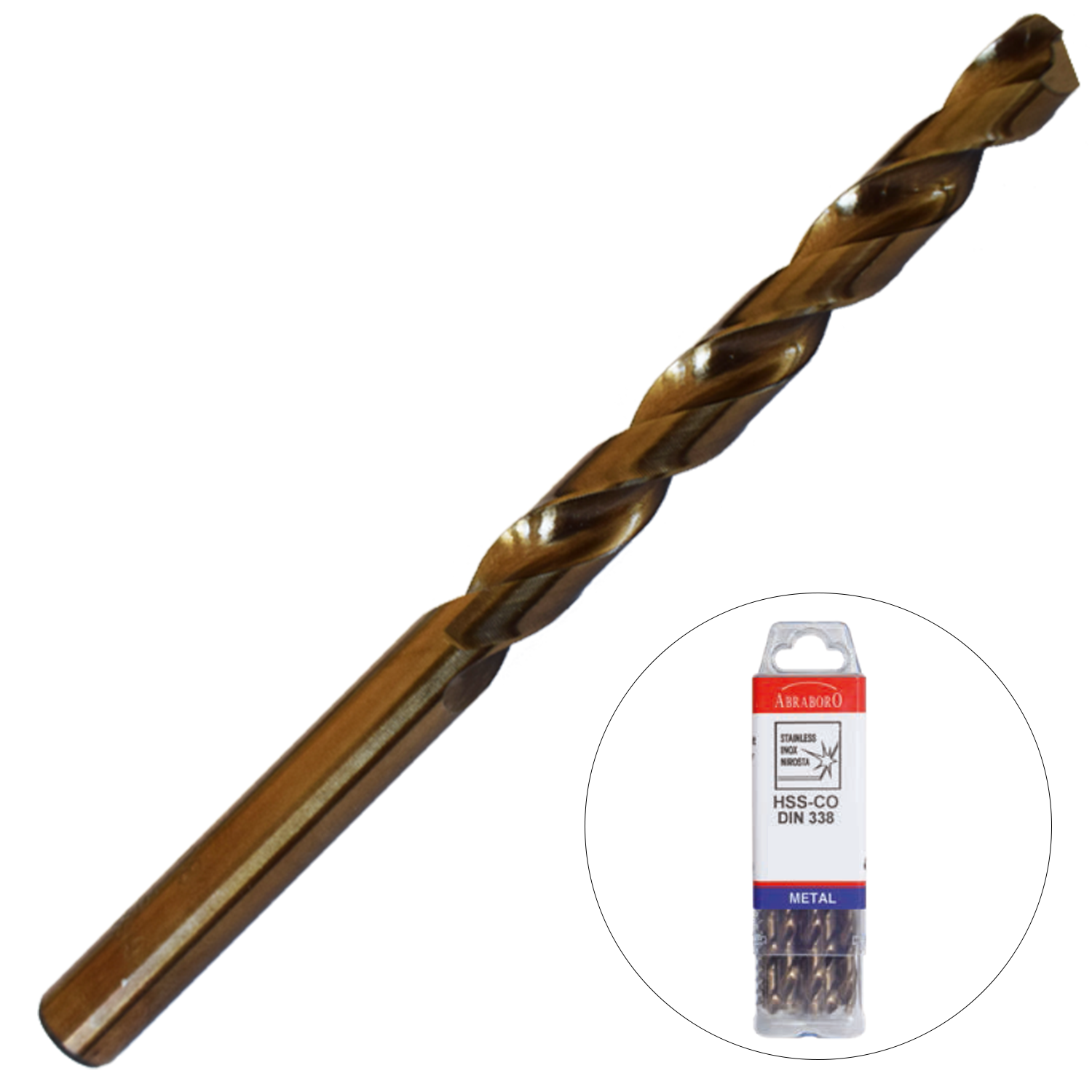 Abraboro 5.6 x 93 / 57 mm HSS-Co fémcsigafúró X-Pack, 10 db/csomag termék fő termékképe