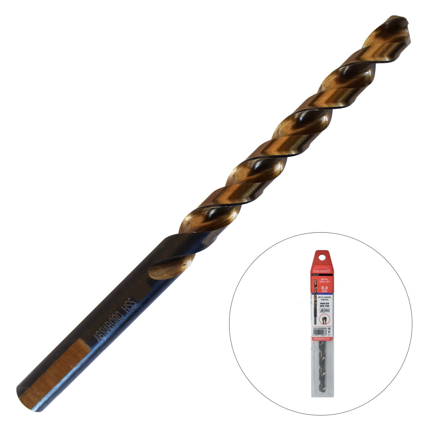 Abraboro 9.5 x 125 / 81 mm MULTISPEED HSS-GS fémfúró háromszög szárral, EV-Pack termék fő termékképe