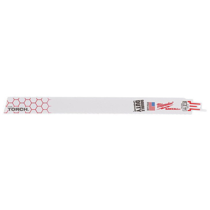 Milwaukee Heavy Duty TORCH™ szablyafűrészlap, bontó, fémhez, Bi-Met, 300 mm, 18 TPi, 5 db/csomag termék fő termékképe