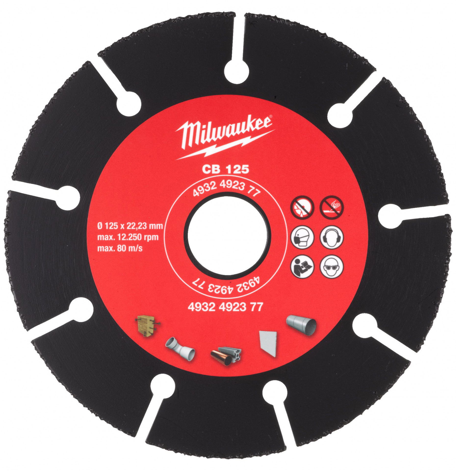 Milwaukee CB 125 karbid vágókorong, 125x1.0 mm termék fő termékképe