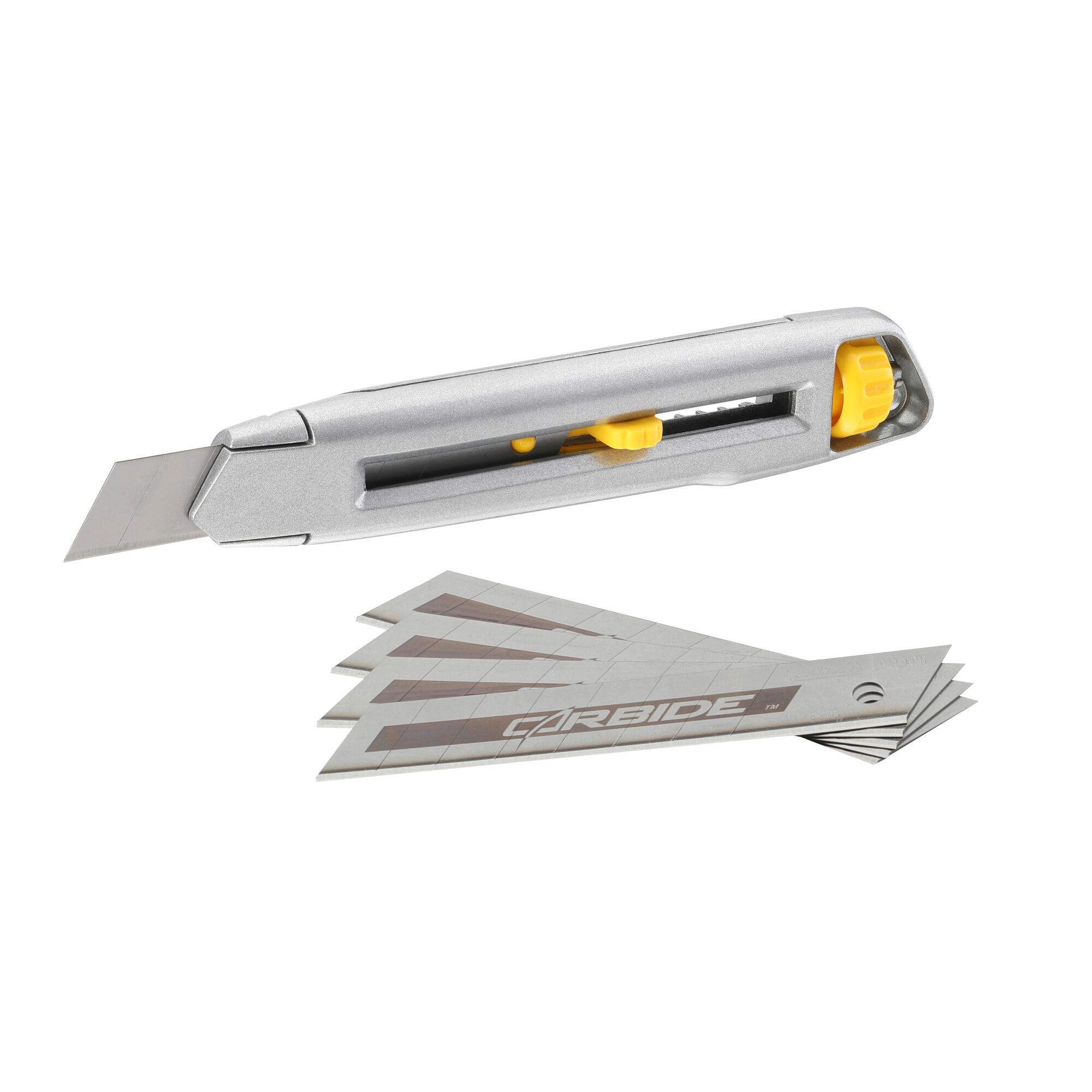 Stanley 7-10-018 INTERLOCK tördelhető pengés kés 5 db pengével, 18 mm termék fő termékképe