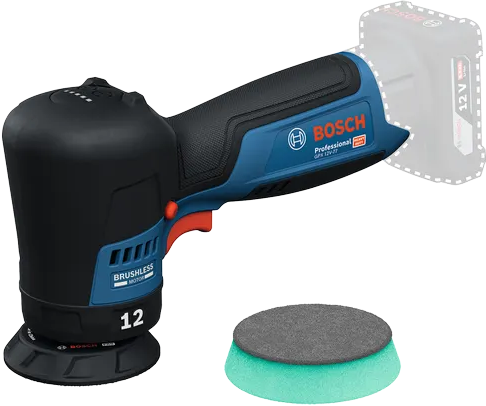 Bosch GPX 12V-77 akkus polírozó + szivacsbetét (akku és töltő nélkül) termék fő termékképe