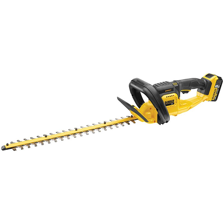 Dewalt DCM563P1 szénkefe nélküli akkus sövényvágó (1 x 5.0 Ah Li-ion akkuval) termék fő termékképe
